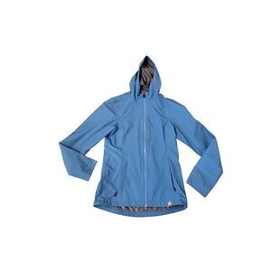 REI CO-OP Blue Womens XS Rain Jacket in good condition.